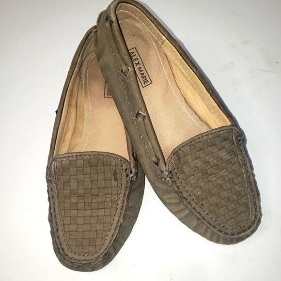 Alex Marie Leather Loafers sz 5.5 - Picture 1 of 7